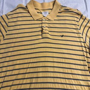 American Eagle Outfitters Mens XL stripped polo shirt